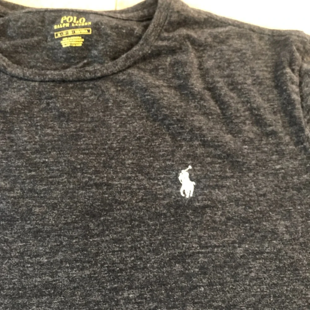 Polo Ralph Lauren‎ Long Sleeve T-Shirt Men's XL Charcoal Grey Preppy Old Money